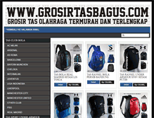 Tablet Screenshot of grosirtasbagus.com